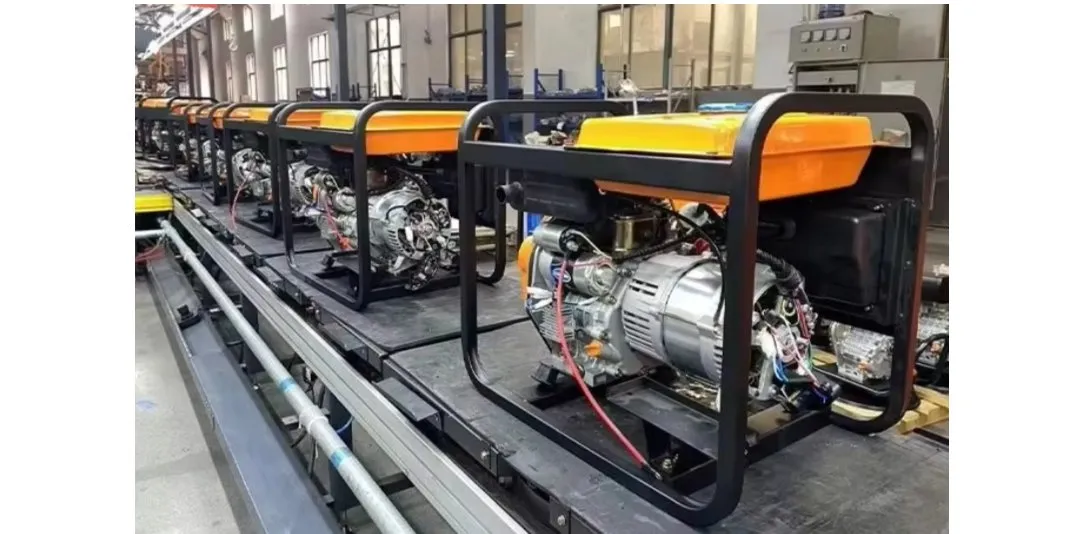 Motor acoplado do gerador