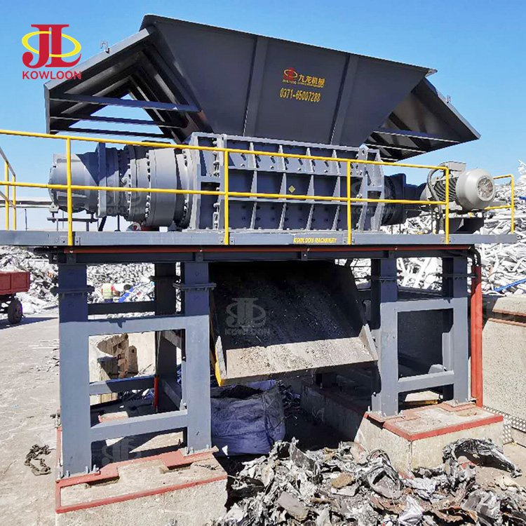Máquina de Reciclagem de Tambor de Metal Triturador de Carro Sistema de Reciclagem de Metal Sucata
