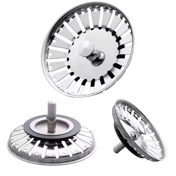 Wholesale Sink Plug Stainless Steel Kitchen 84mm Sink Basket Plug Screen Basket Manufacturer, Factories