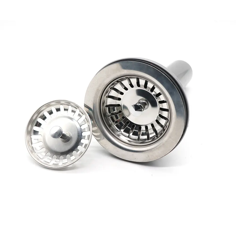 High-Quality 114mm Kitchen Stainless Steel Sink Strainer Drain Round Basin Drainer Suppliers, Supplier