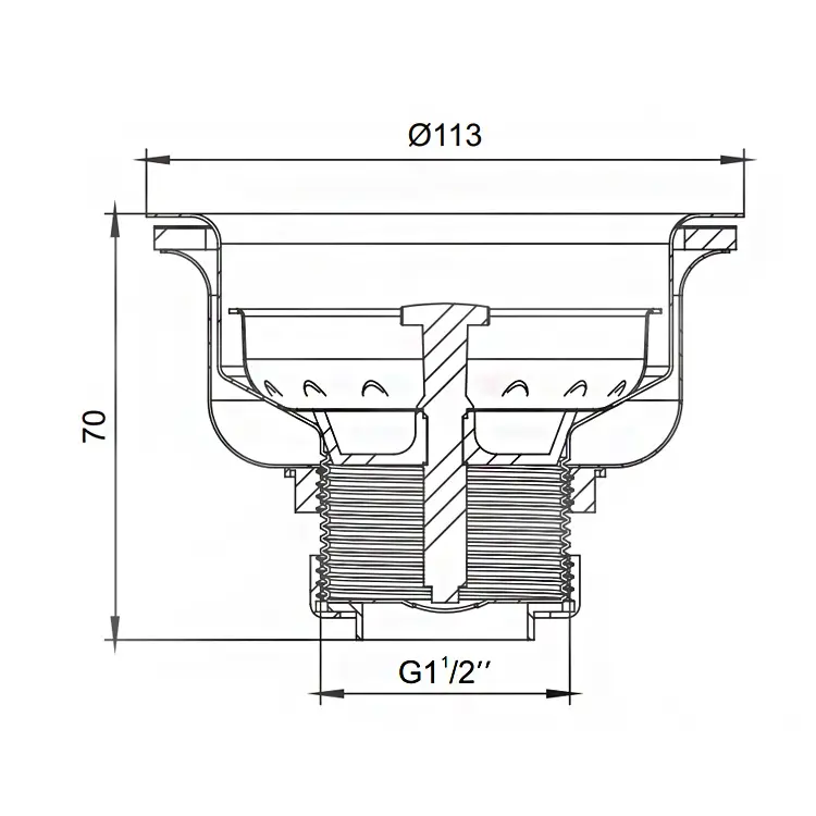 High-Quality Old-Style Shallow Sink Filter & Pop-Up Stopper for Leak Prevention Manufacturers, Supplier