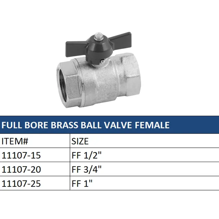 Wholesale Full Bore Brass Ball Valve: Unobstructed Flow & Durable Build Factories, Factory