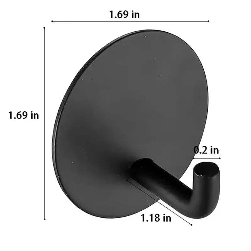 Bathroom Waterproof Stainless Steel Adhesive Hook