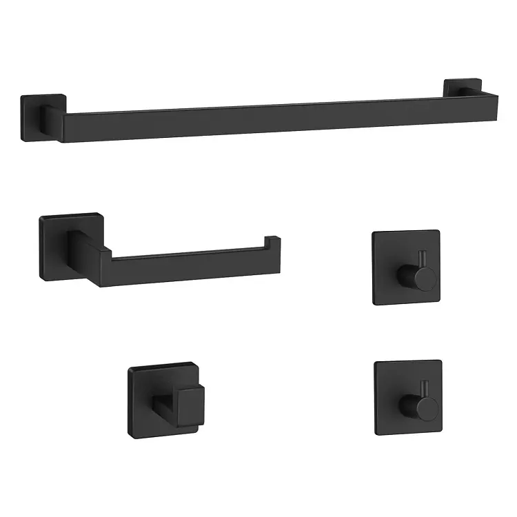 High-Quality Hotel bathroom stainless steel wall-mounted accessory set Factory, Supplier