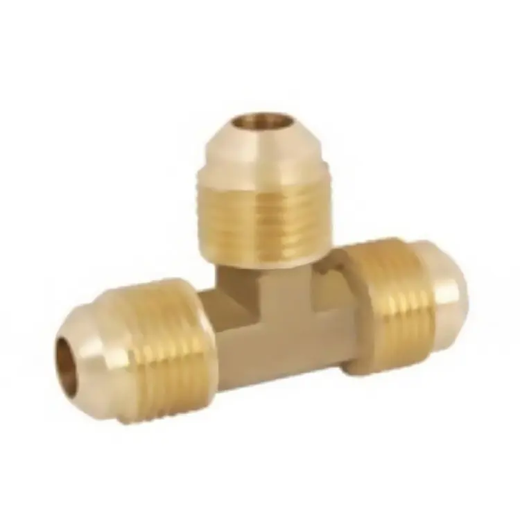 Wholesale Brass Tee Pipe Fittings - 3-Way Connection, Multi-Purpose Plumbing Factories, Supplier