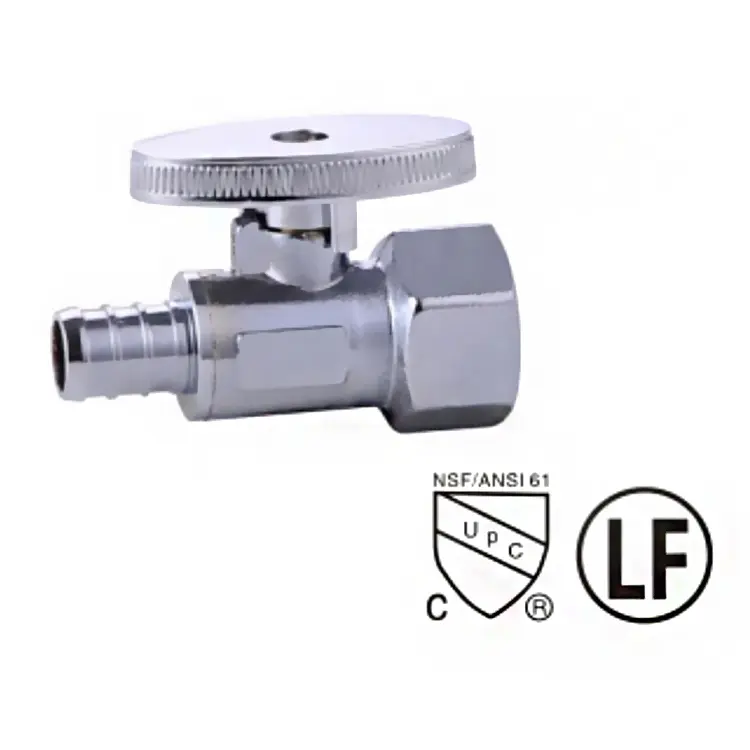 China Brass Angle Valve - Shut Off Valve for Bathroom & Kitchen Plumbing Systems Manufacturers, Factory