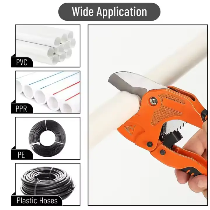 High-Quality plastic pipe Ratchet Cutter pipe tube scissors stool Factory, Suppliers