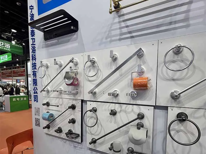 Jutye Sanitary exhibition products on display