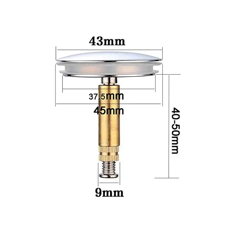 China bathtub plug Pop Up sink stopper and sink plug,Pop Up Drain Valve for Kitchen Factories, Supplier