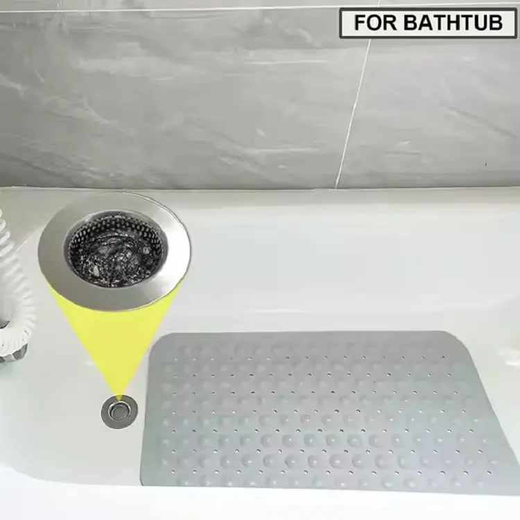 Wholesale Bathtub Drain Strainers Shower Stainless Steel Hair Catcher Manufacturers, Suppliers