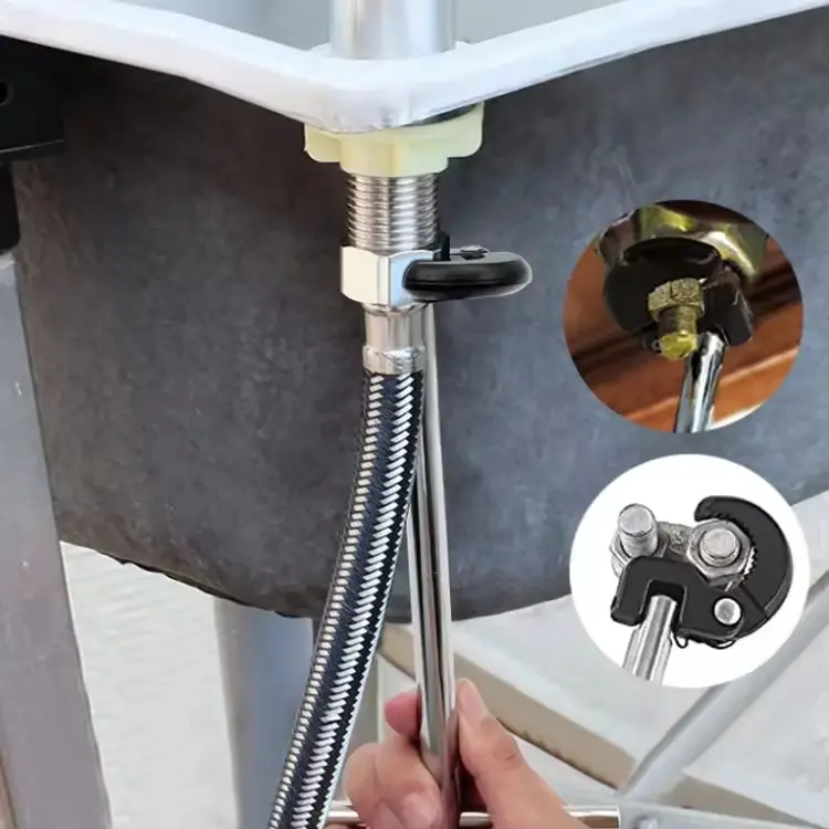 Telescopic Sink Wrench Application