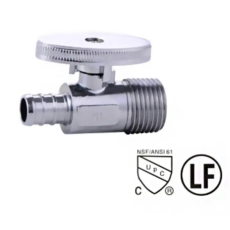 China Brass Angle Valve - Shut Off Valve for Bathroom & Kitchen Plumbing Systems Manufacturers, Factory