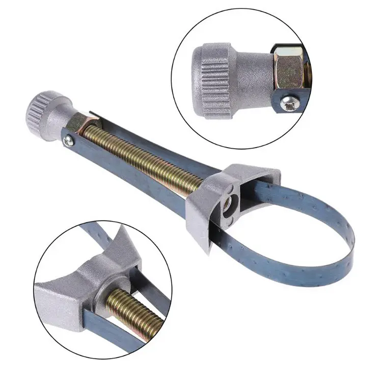Wholesale Steel Belt Machine Oil Filter Wrench Band Universal Wrench Factory, Supplier