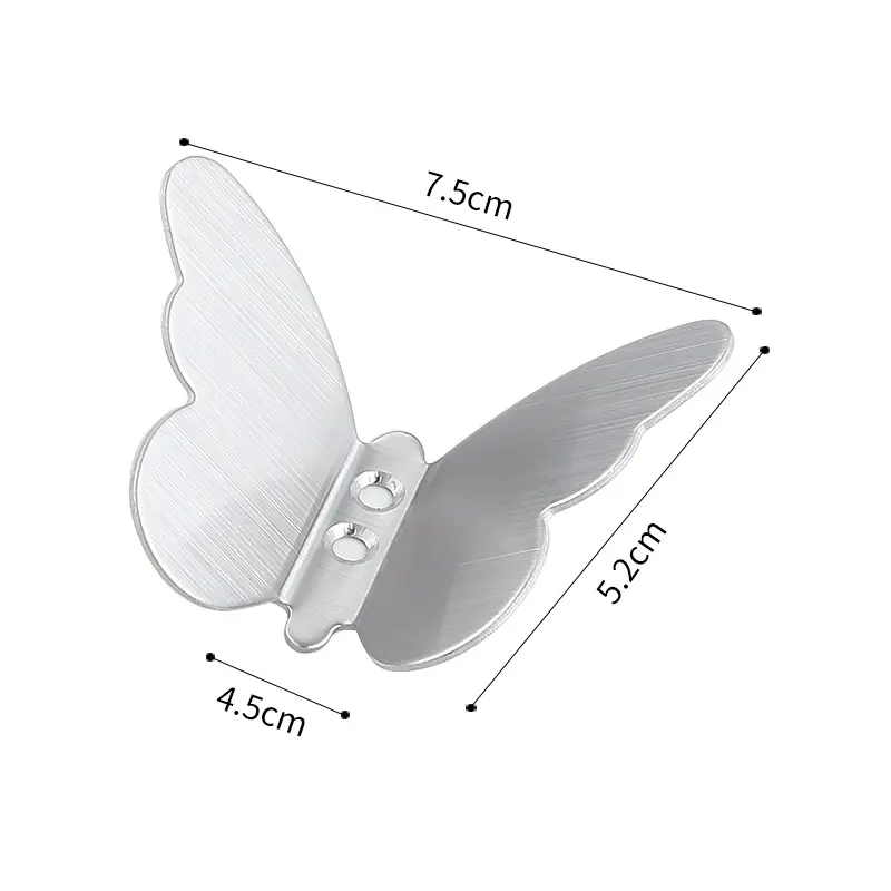 Wholesale Bathroom kitchen stainless steel metal butterfly hooks Manufacturer, Manufacturers