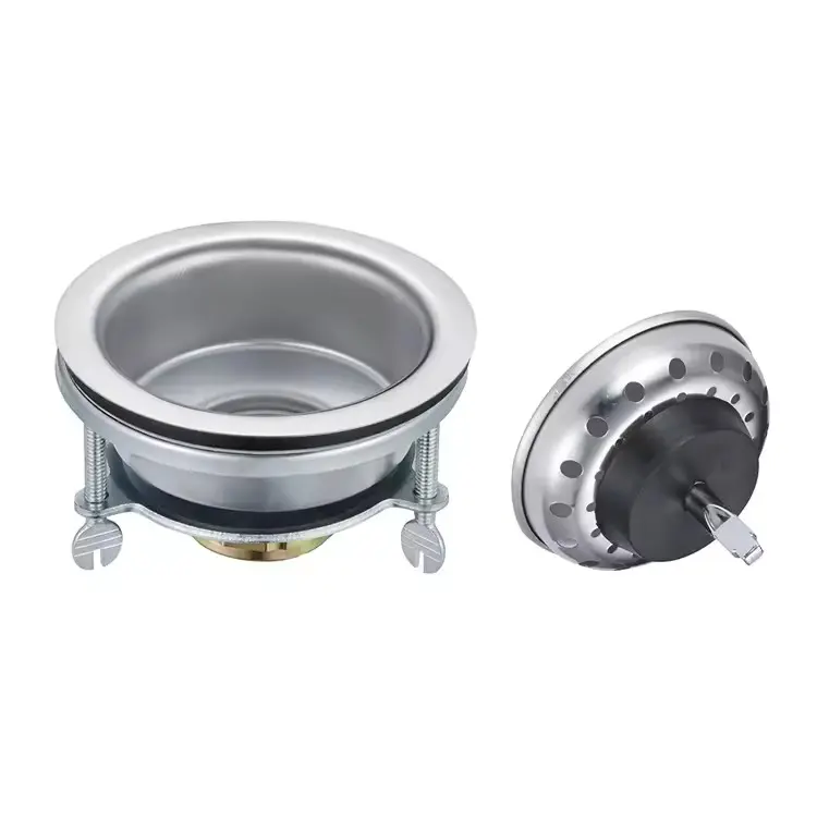 Wholesale 113mm Stainless Steel Drain for Single and Double Sink Sink Strainer Factories, Factory