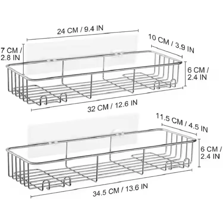 China Bathroom Shower Shelf Shower Basket Single Stainless Steel Shelves Manufacturer, Supplier