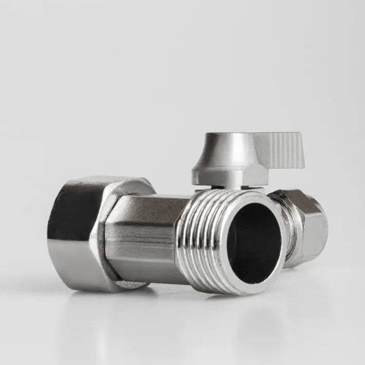 Wholesale Brass filter three-way  1/2'' to 1/4'' faucet ball valve Manufacturers, Supplier