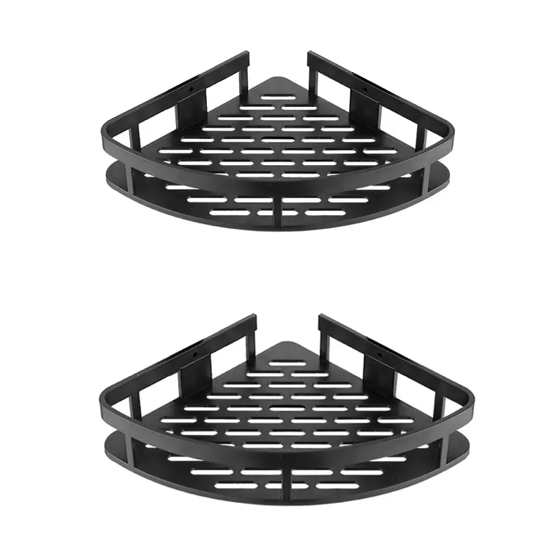 China Aluminum alloy bathroom triangular storage rack for soap box storage Manufacturers, Factories