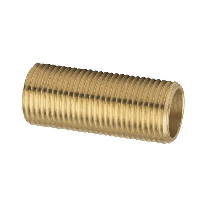 China Brass Running Nipple: Durable Pipe Fitting for Fluid Transmission Factories, Supplier