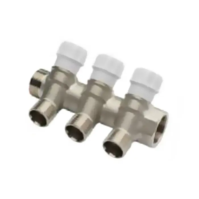 High-Quality Brass Linear Manifold with Male Connections - Reliable Fluid Distribution Solution Manufacturer, Factory