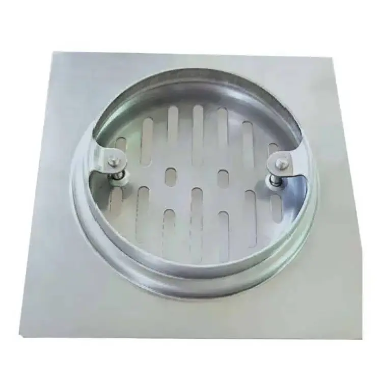 High-Quality Edgefold Square Stainless Steel Two-piece Floor Drain Set Factories, Supplier