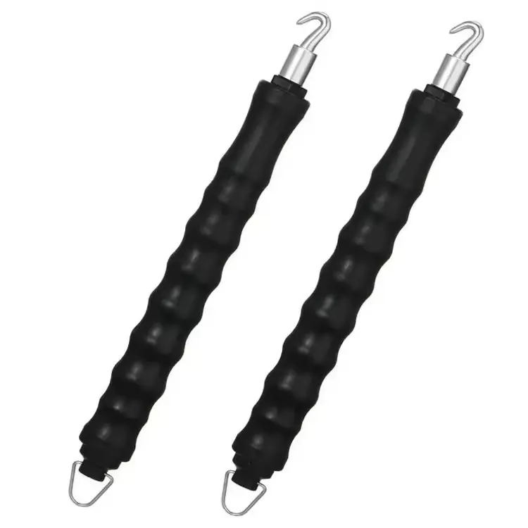 China Screw type steel bar hook with small ring bent hook Factories, Suppliers