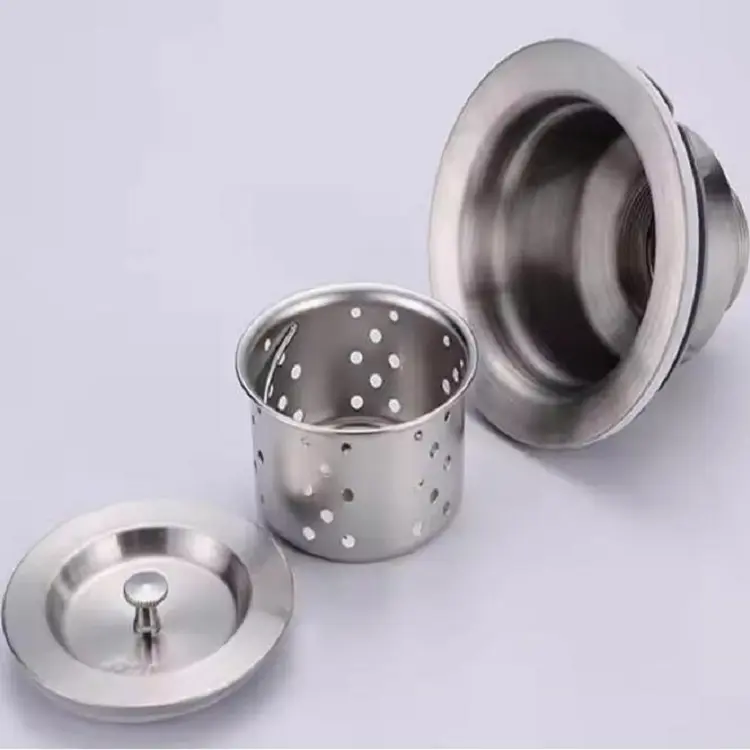 High-Quality Stainless steel kitchen basin garbage plug sink filter Factories, Supplier