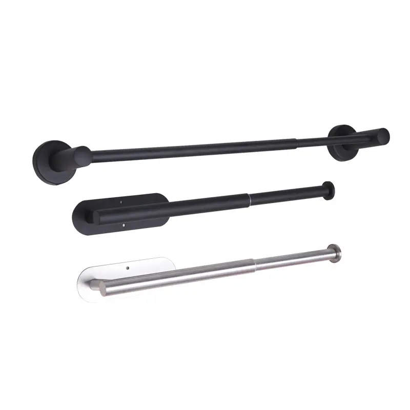 High-Quality Stainless steel paper towel rack Retractable bathroom towel rack Manufacturers, Factories