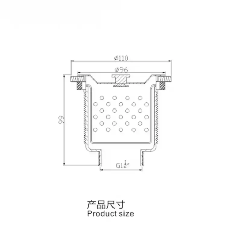 China 110mm SS304 Sink Dish Drainer Kitchen Sink Strainer Kitcher Drainer Factories, Factory