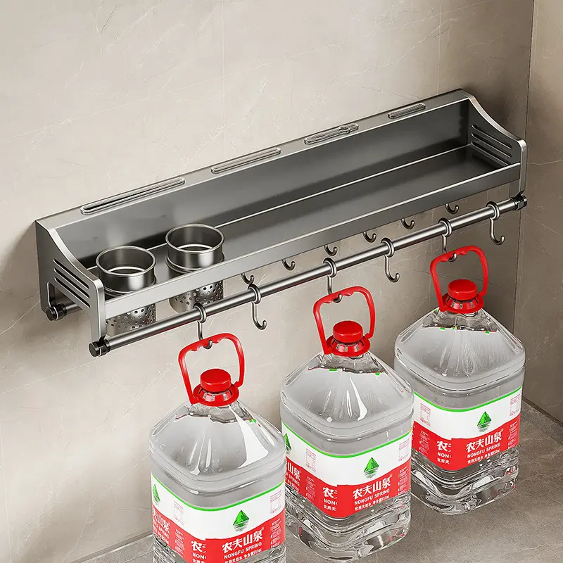 China Kitchen storage rack - stainless steel wall-mounted storage shelf Manufacturers, Factory