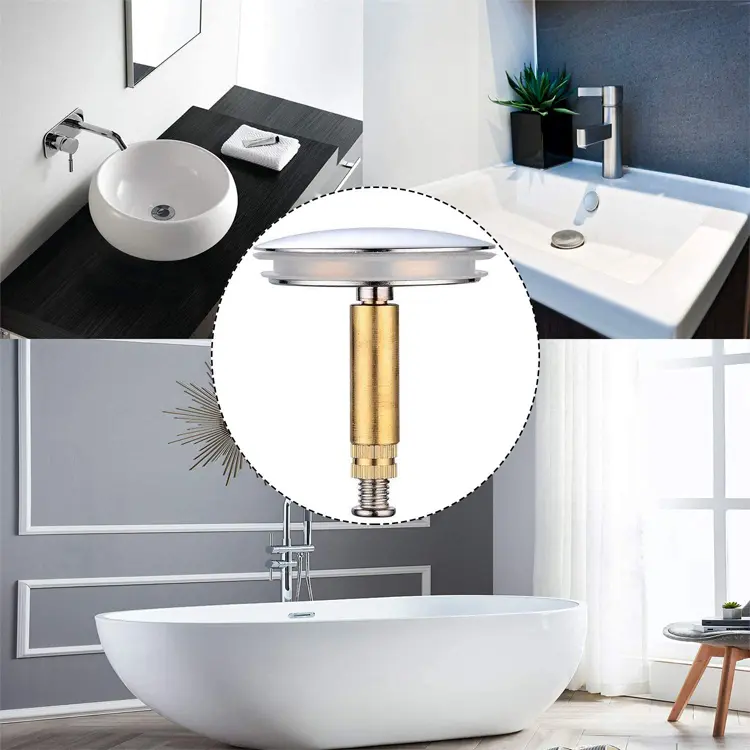 China bathtub plug Pop Up sink stopper and sink plug,Pop Up Drain Valve for Kitchen Factories, Supplier