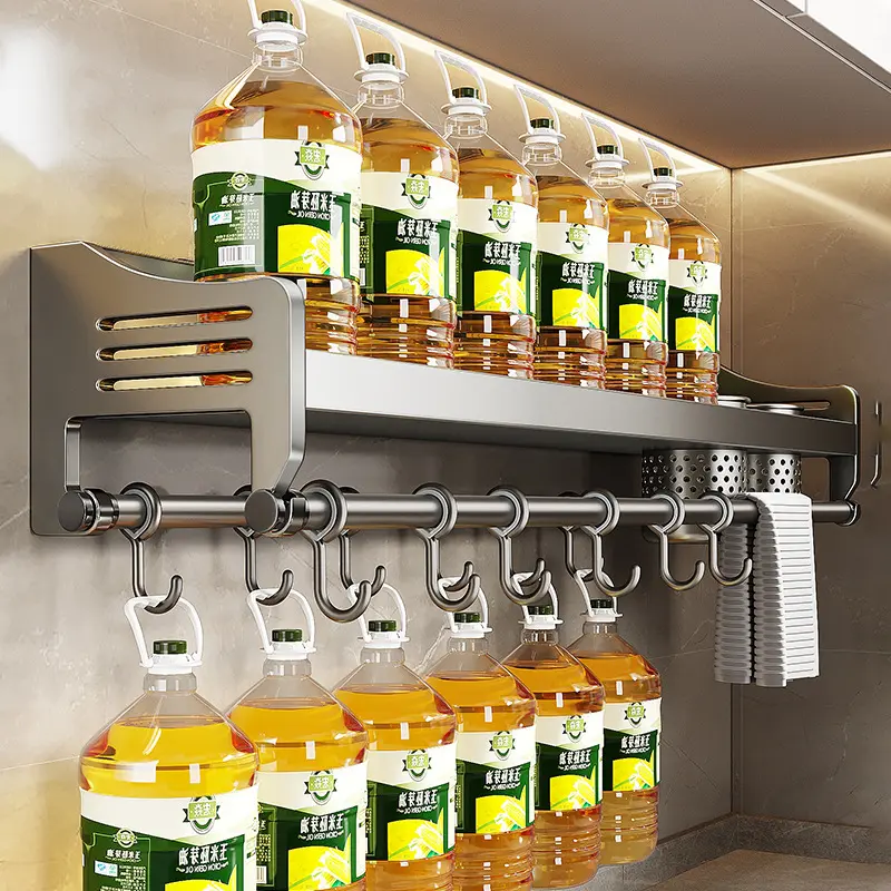 China Kitchen storage rack - stainless steel wall-mounted storage shelf Manufacturers, Factory