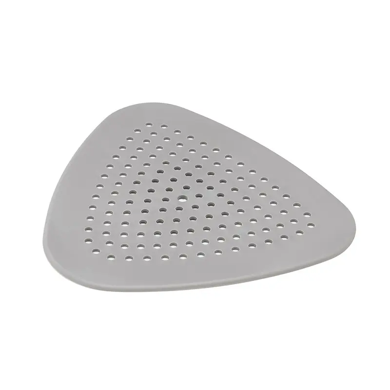 China Triangular drain hair filter sink clogging bathroom silicone drain Manufacturer, Factories