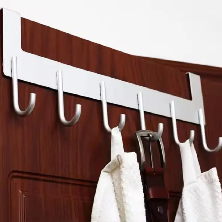 High-Quality Over the Door Hook  Towel and Clothing Hanger Aluminum Storage Hooks Manufacturers, Supplier
