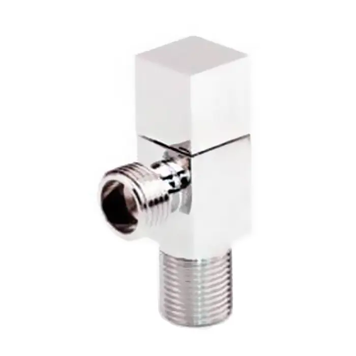 Wholesale Brass Angle Valve with Tri - Handle, Chrome Plate and Rosette Factory, Supplier