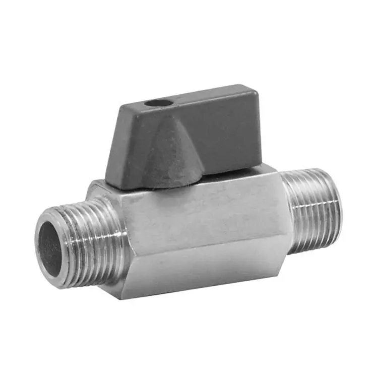 High-Quality Brass Mini Ball Valve with Male Thread Factory, Supplier