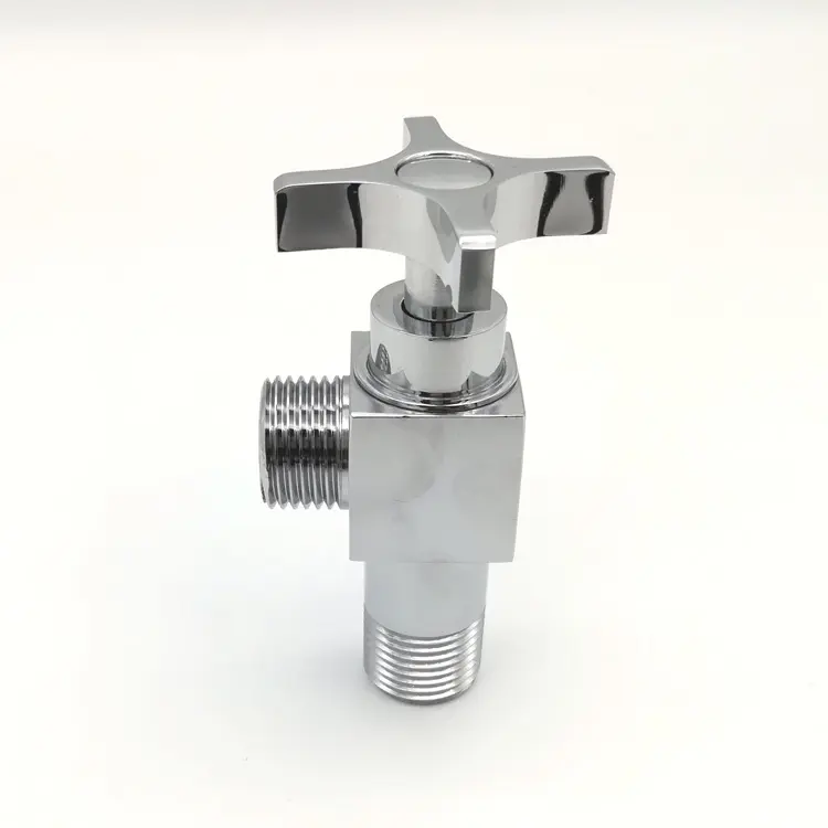 China Bathroom faucet with G1/2 "thread brass Angle valve Manufacturers, Supplier
