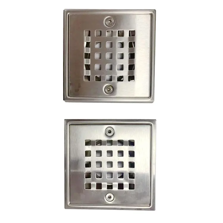 China Modern Shower Drain Stainless Steel Silver Drain Cover Floor Drain Factory, Suppliers