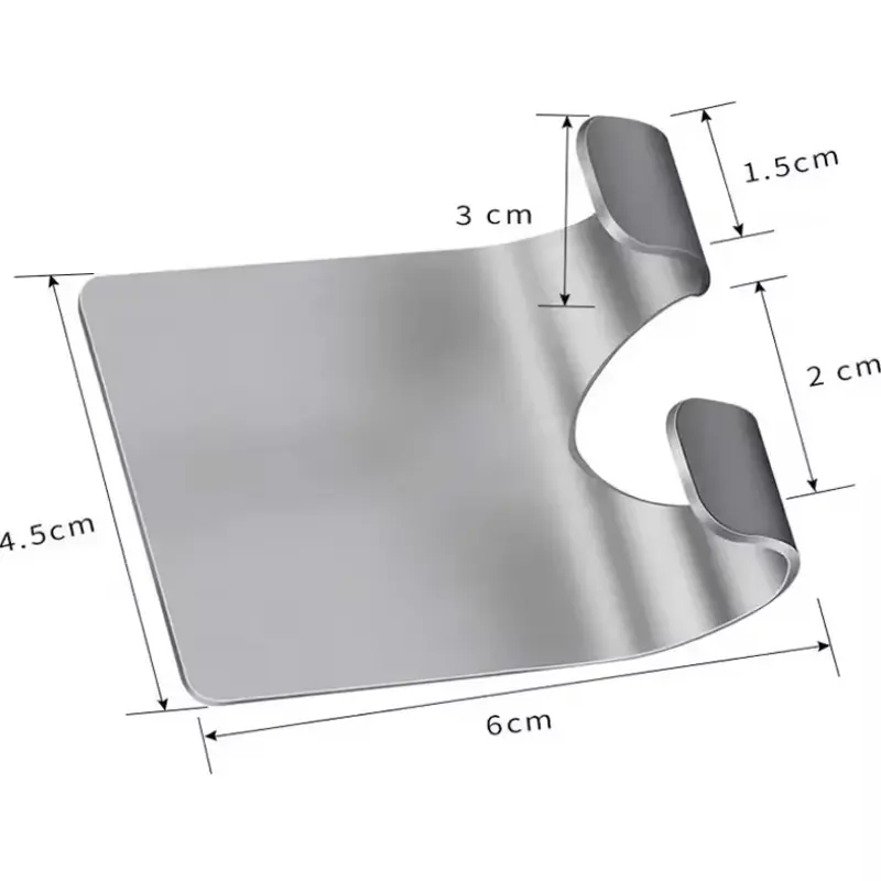 Stainless Steel Bathroom Kitchen Adhesive Wall Hook