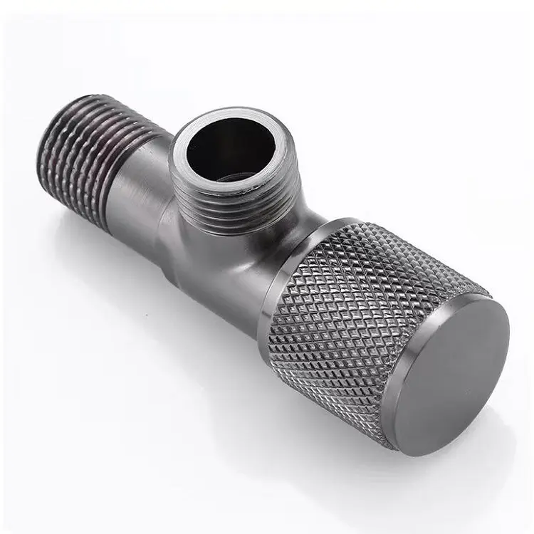 China Gray Angle valve All copper water heater stop valve switch Manufacturers, Factory