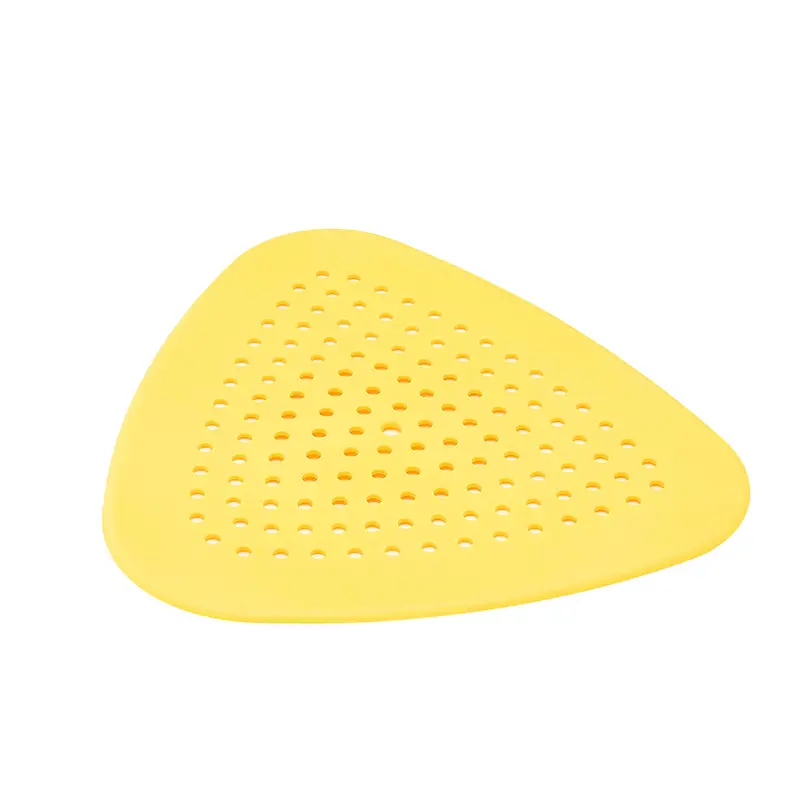 China Triangular drain hair filter sink clogging bathroom silicone drain Manufacturer, Factories