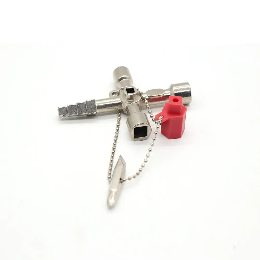Wholesale Cross key with accessories electric mechanical switch cabinet key Factory, Supplier
