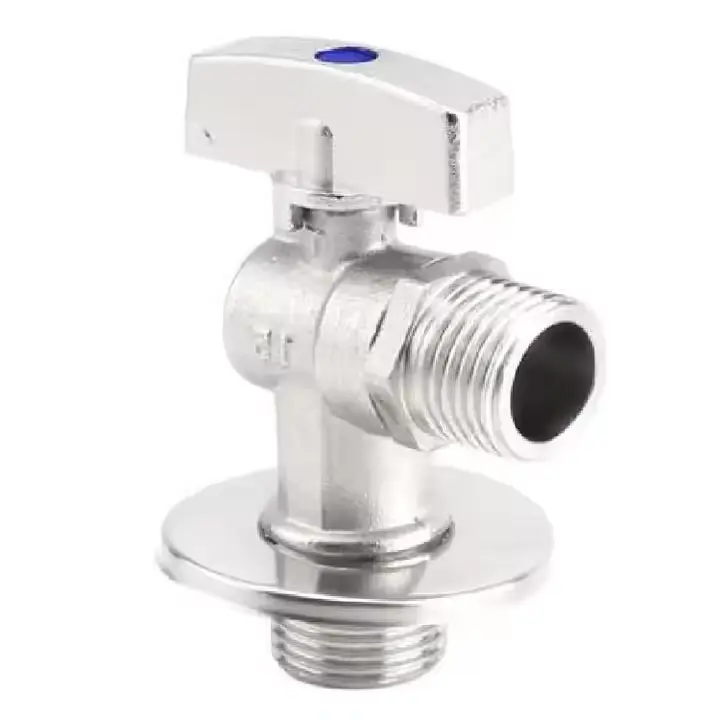 China Brass Angle water valve with G1/2 "thread Angle ball valve Factory, Suppliers