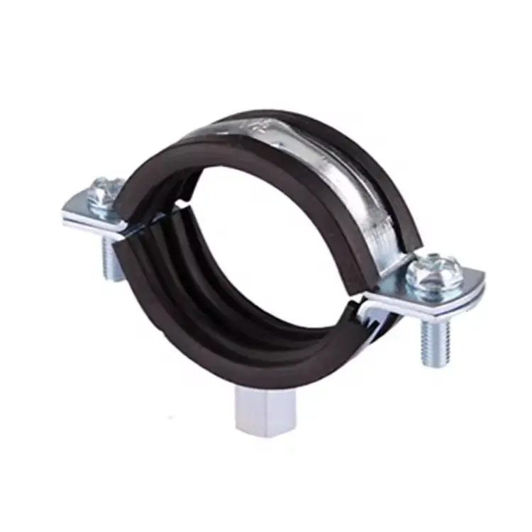 Stainless steel rubber hose clamp technical view