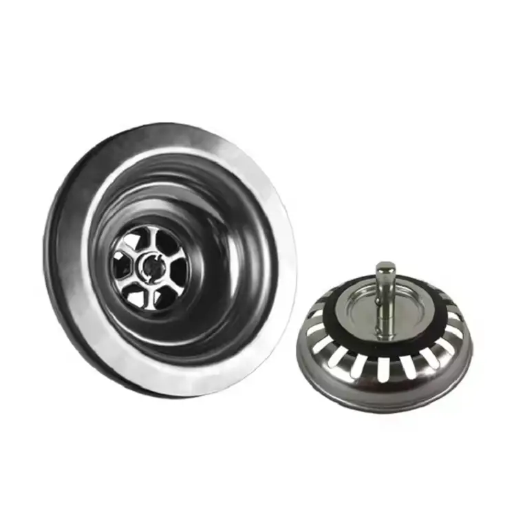China 114mm Plastic Stainless Steel Sink Strainer Round Dish Basin Drainer Manufacturer, Manufacturers