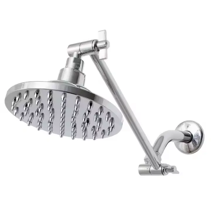 High-Quality Adjustable Brass Shower Head Extension Arm Polished Chrome Shower Arm Manufacturers, Supplier
