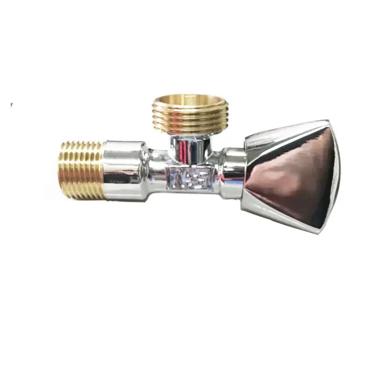 High-Quality High quality brass water valve 1/2 double outlet Angle valve Manufacturer, Supplier