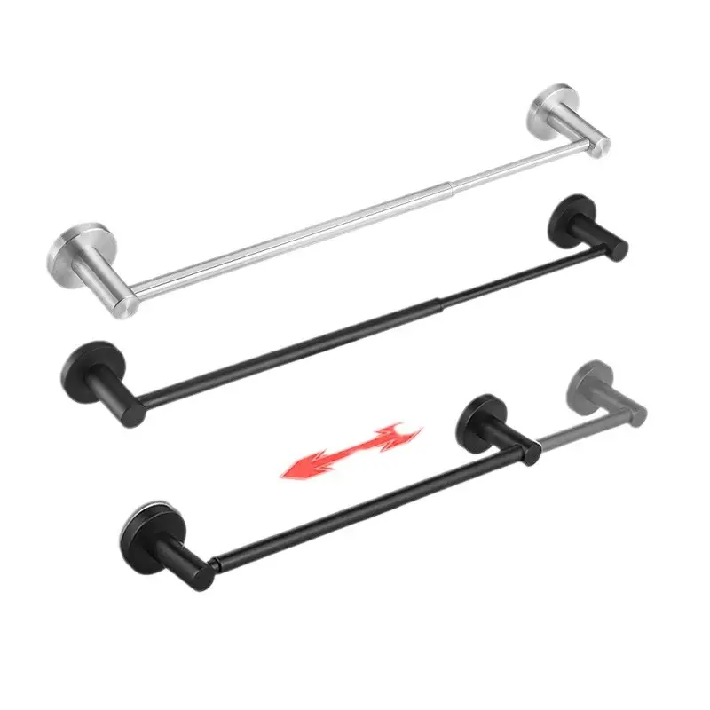 High-Quality Stainless steel bathroom kitchen adjustable towel rack Manufacturers, Supplier