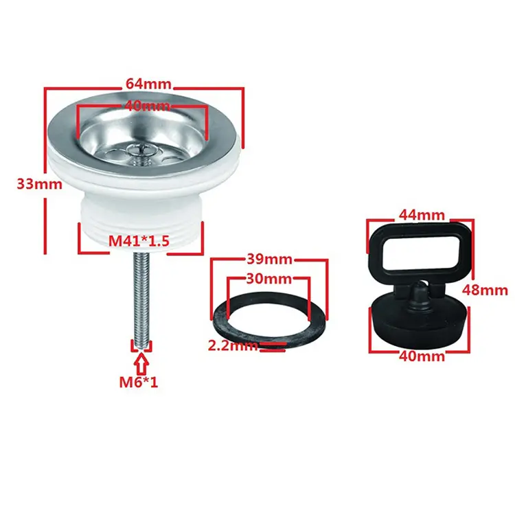 China Sink Strainer Drain Valve Repair Spare Gasket for Kitchen Sink Stopper Manufacturer, Factory
