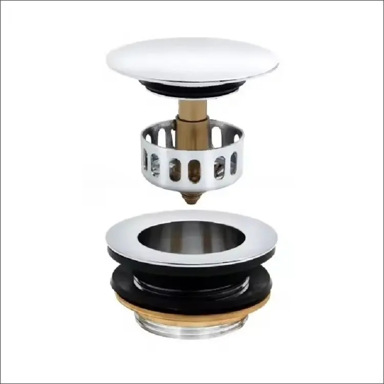 China Bathtub ejection drainer Brass Bathtub Drain Plug,athtub Shower Drain Hair Trap, drain and overflow Manufacturers, Suppliers